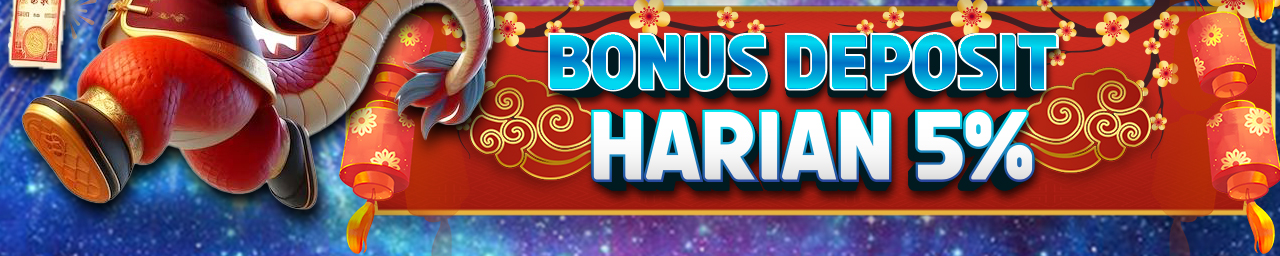 Bonus Deposit Harian 5%